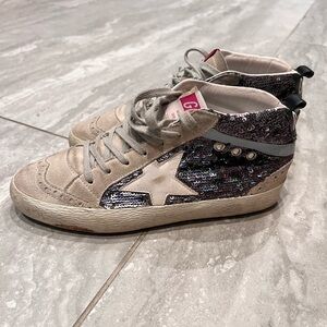 Golden Goose Sequin High-Top Sneakers